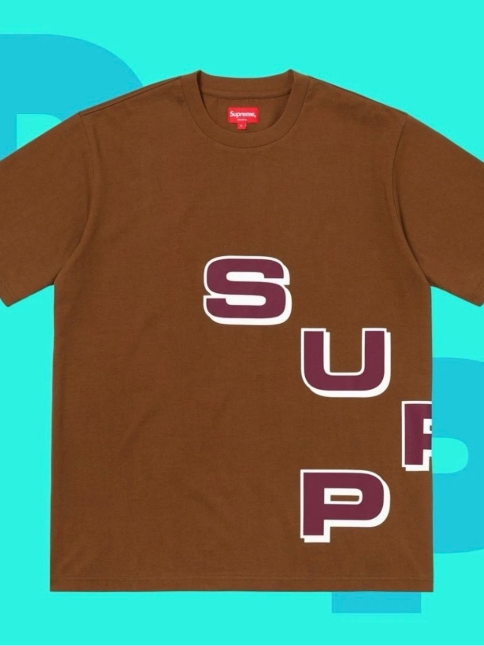 Supreme Stagger Tee (Small)